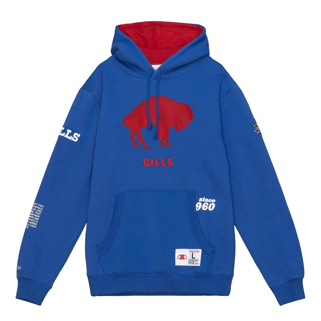 Mitchell & Ness (NBA/NFL/NCAA Team Origins Fleece Kapuzenpullover, Herren, Frauen, Kinder, Unisex, F
