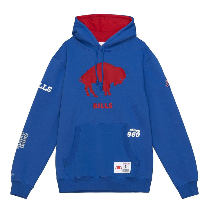 Mitchell & Ness (NBA/NFL/NCAA Team Origins Fleece Kapuzenpullover, Herren, Frauen, Kinder, Unisex, F