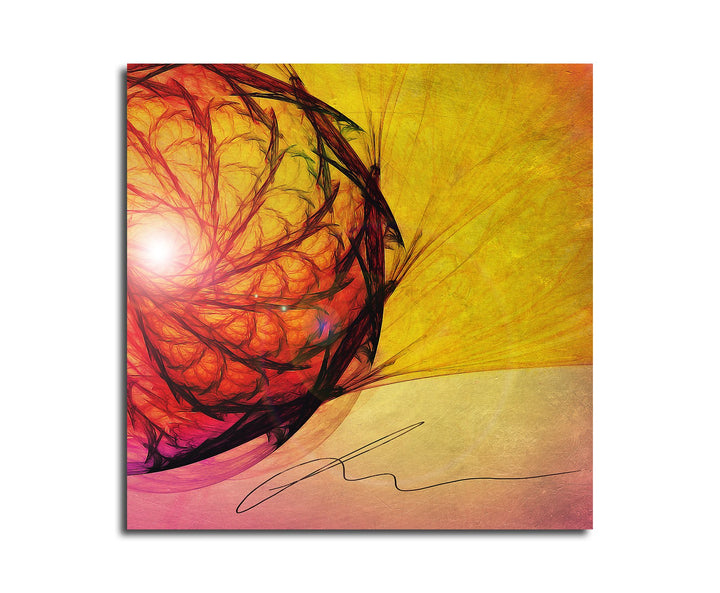 Paul Sinus Art Modernes Wandbild Abstrakt016_60x60cm Abstrakte Kunst Kunstdruck auf Leinwand Zeitlos