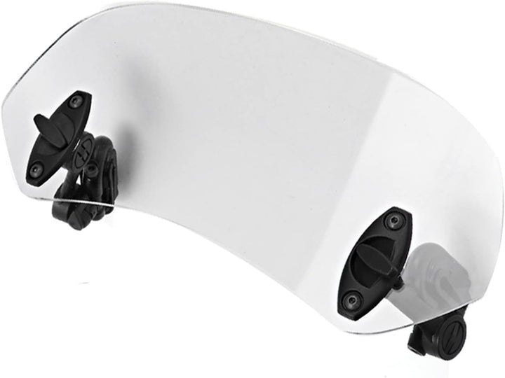 KIMISS Motorrad Windschutzscheibenverlängerung, Universal Motorcycle Adjustable Clip On Windschutzsc