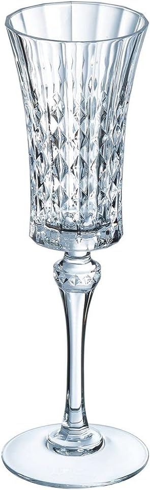 ECLAT L9742 6 Sektflöten 15 Cl-Lady Diamond, 0.15 Liter, transparent Sektgläser 15 cl, Sektgläser 15