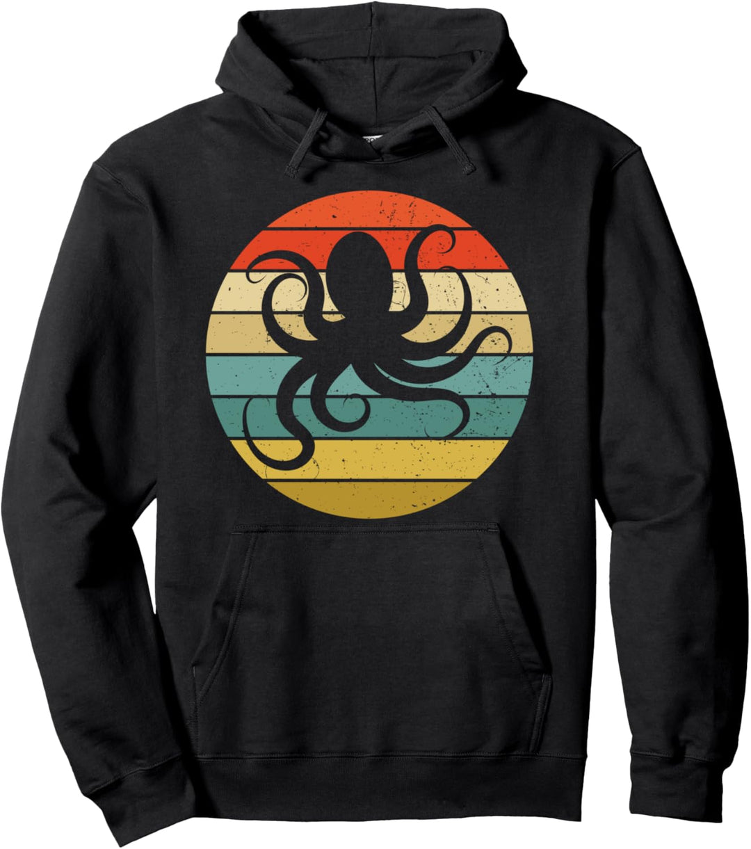 Krake Oktopus Meerestier Tierfreund Ozean Hoodie Pullover Hoodie