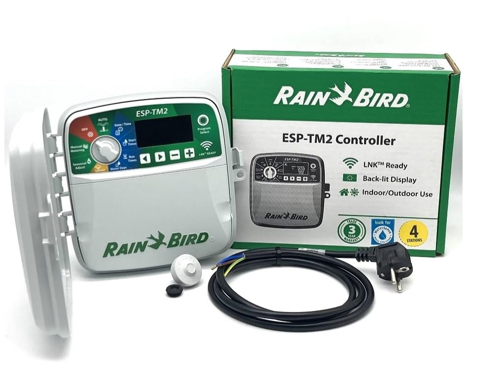 Rain Bird Steuergeräteset inkl. TM2-8 Zonen Bewässerungscomputer Controller