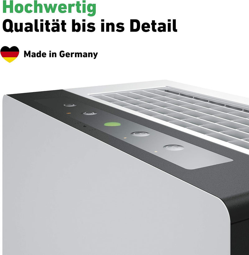 IDEAL - Luftreiniger AP80 PRO bis 100m² | Made in Germany | 99,99% Filterleistung HEPA Filter & Akti