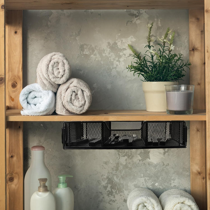 QWORK® schublade unter schreibtisch, Schubladen Organizer für Schreibtisch & Schminktisch, Versteckt