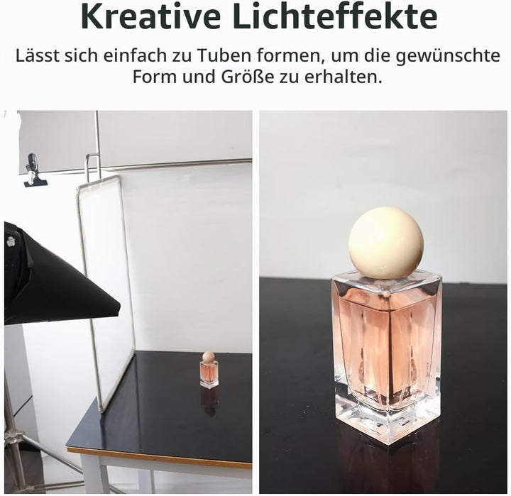 Mattschwarze Folie, 30,5 cm x 3 m, Rolle für Fotografie, Maskierung von Lichtlecks und Steuerung von