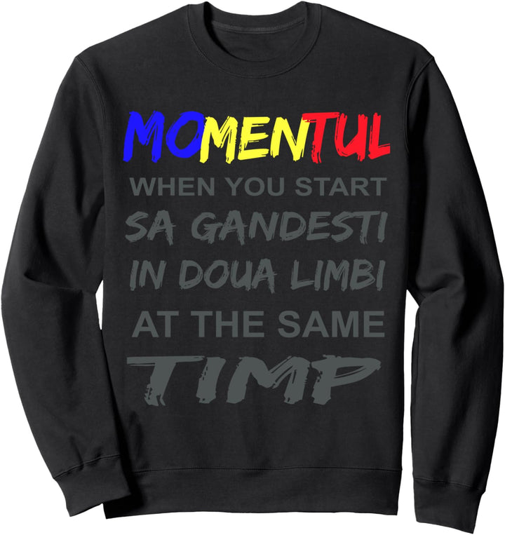 Rumänisches , Rumänien-Flaggent-shirt, lustiges rumänisches Sweatshirt