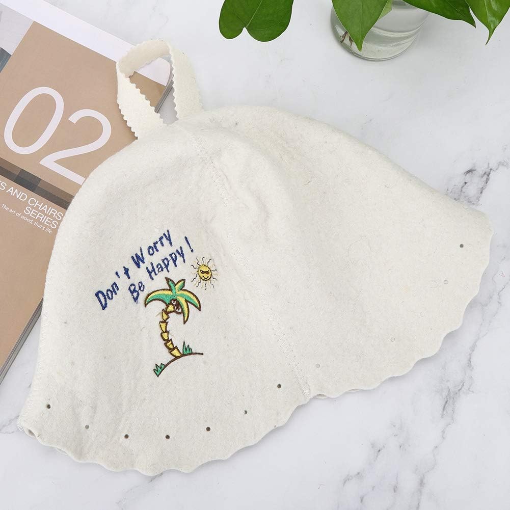 Restokki Saunahut - Filzhut für Damen und Herren inkl, Sauna-Ratgeber - Ideales Sauna Zubehör, Sauna