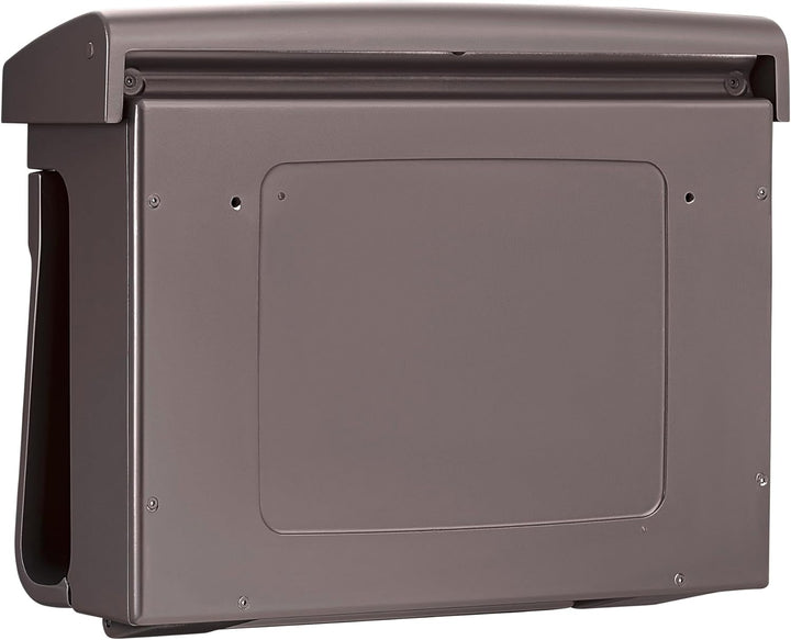 Burg-WÄCHTER Briefkasten mit Zeitungsfach ohne Namensschild, Kunststoff, Einwurf-Format DIN C4, 2 Sc