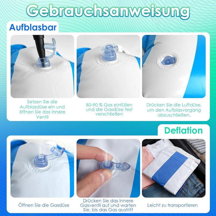 2 Stück Luftmatratze Pool, 4-in-1 Wasserhängematte mit Rückenlehne und Armlehnen, Schwimmsitz, Pools