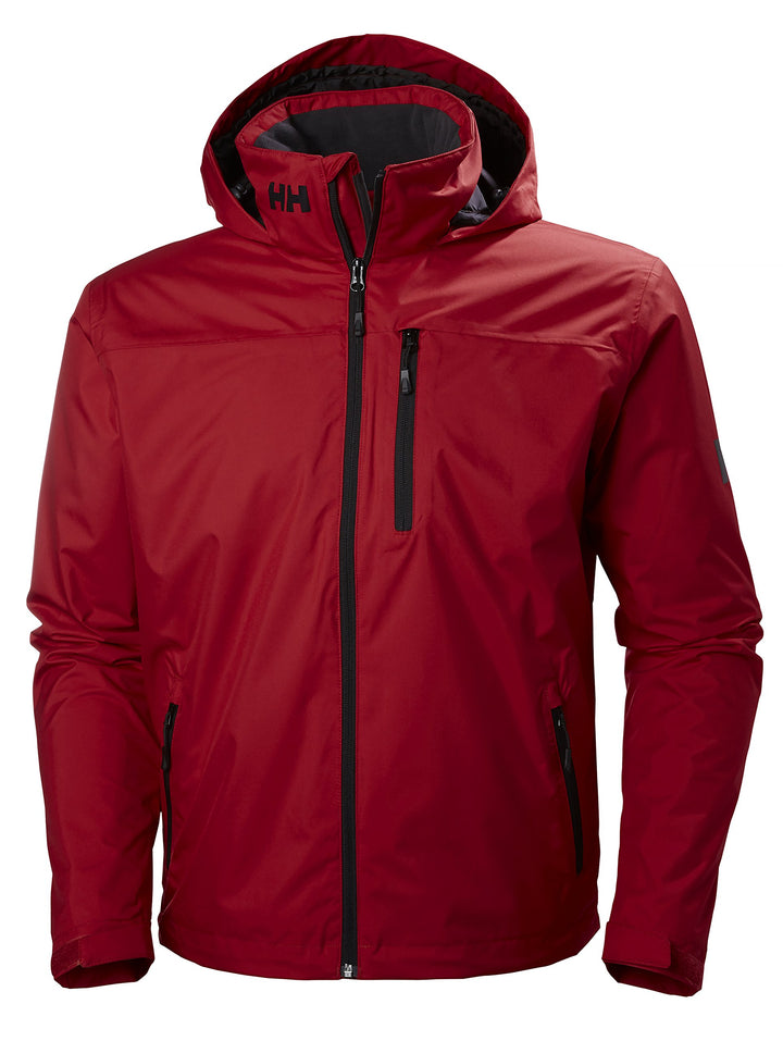 Helly Hansen Herren Crew Hooded Midlayer Jacket Jacke (1er Pack) S Rot, S Rot