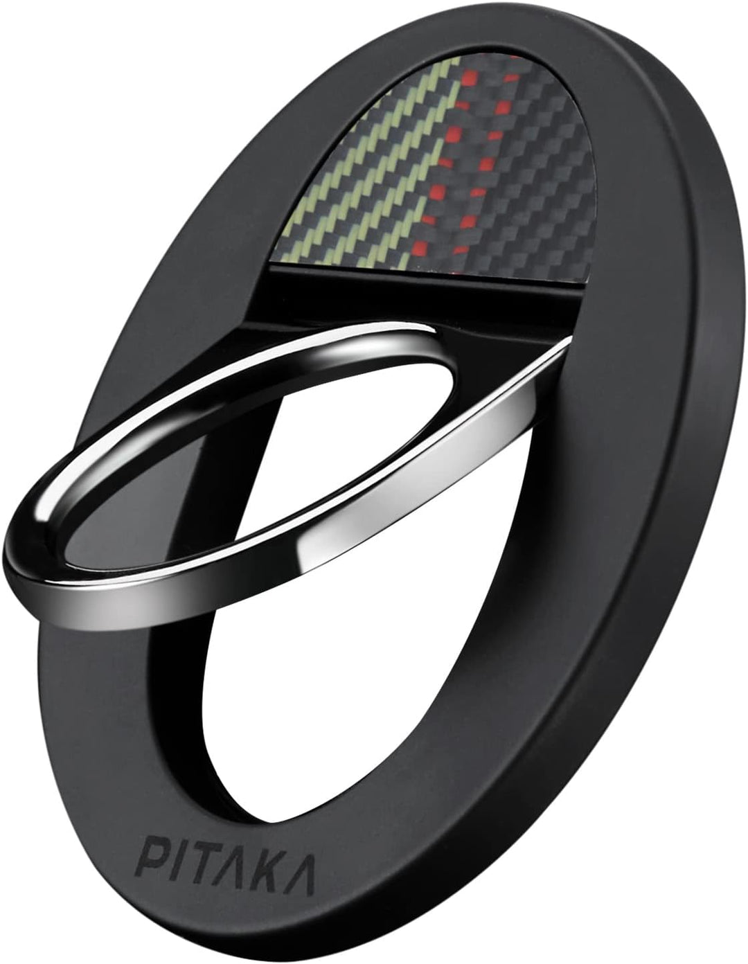 PITAKA Handy Ring Halterung Kompatibel mit Magsafe Magnetischer Griff Einstellbar Fingerhalter für i