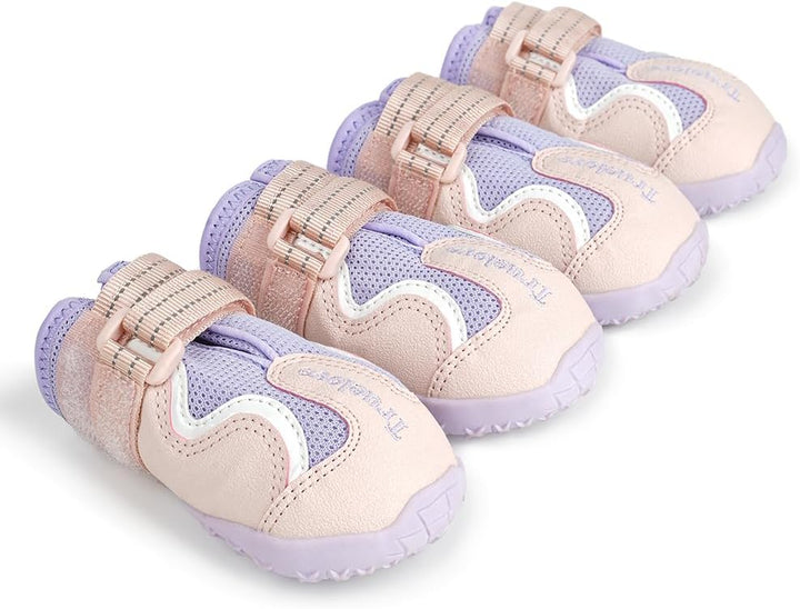 Truelove Hundeschuhe, wasserdicht, Pfotenschutz, Haustierschuhe mit reflektierenden Riemen, für klei