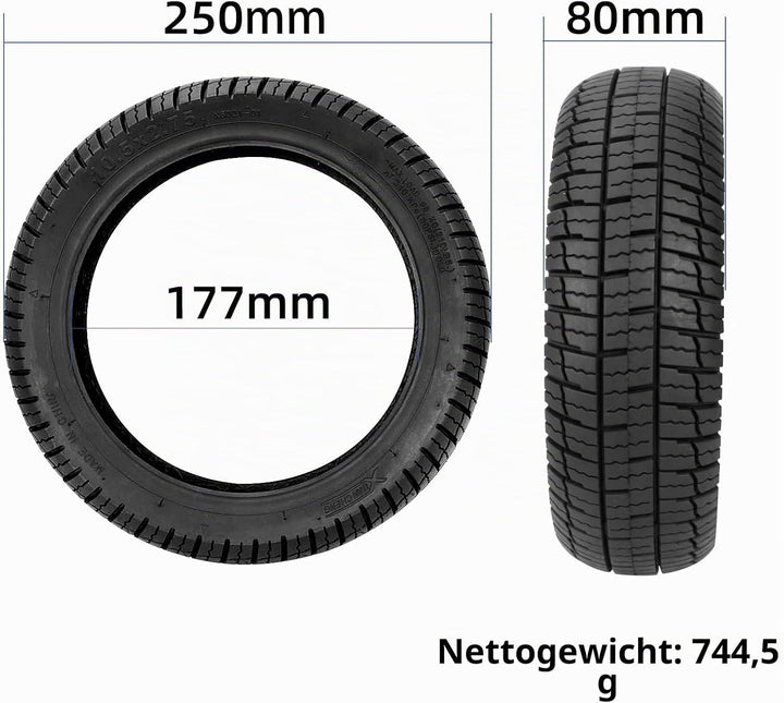 10.5 * 2.75 Tubeless-Reifen für Segway Ninebot P65 P100 P100su Elektroroller 10-Zoll Ersatzreifen Sc