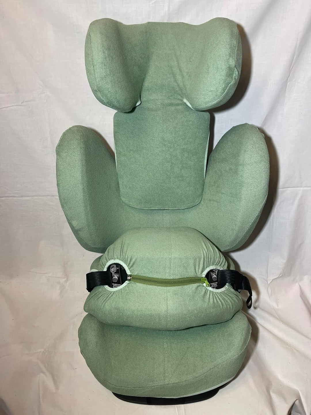 Sommerbezug Schonbezug für Cybex Pallas G I-Size, Solution G2 I-Fix Frottee 100% Baumwolle salbei