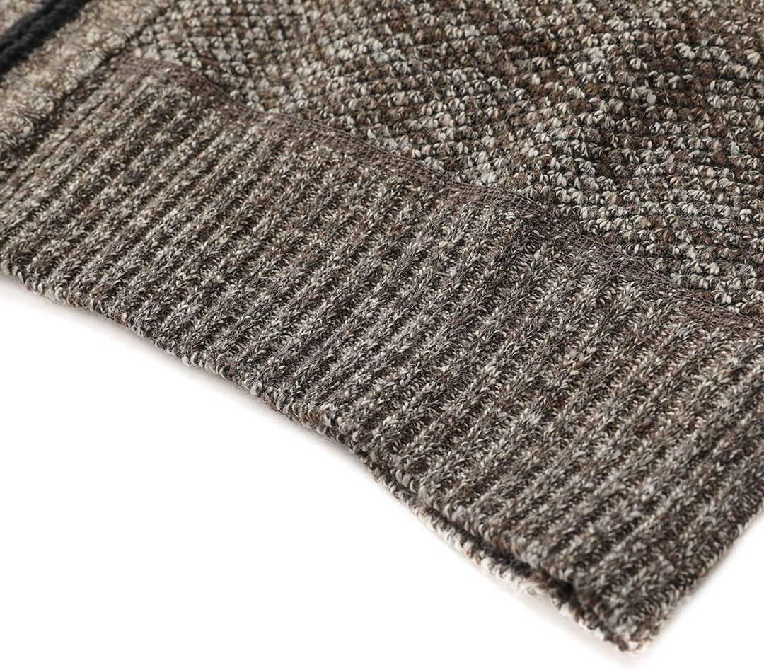 YOUTHUP Herren Weste Fleece Fütterung Winter Frühling Strickjacke Ärmellose Fleecejacke Stehkragen S