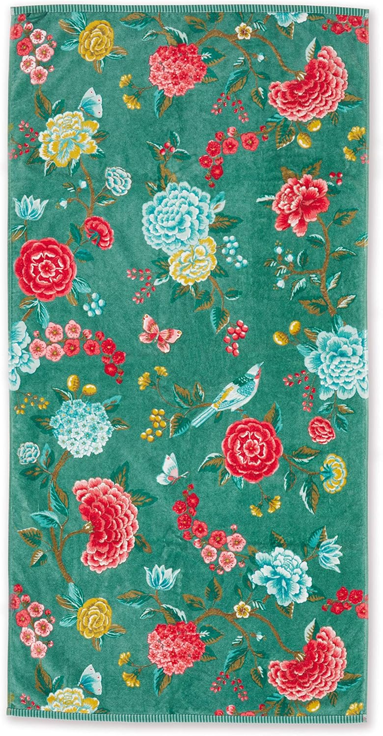 Pip Studio Duschtuch Good Evening | grün - 70 x 140 Duschtuch 70 x 140 cm, Duschtuch 70 x 140 cm