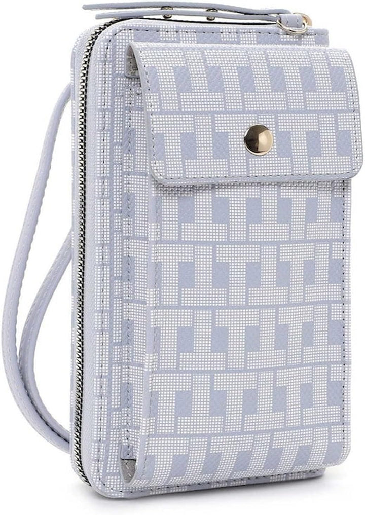 Tamaris Handyetui Linn 32268 Damen Handyetuis Ornament Einheitsgrösse Greyblue 855, Einheitsgrösse G