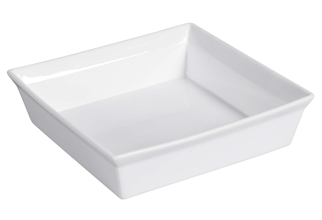 ASA Gratinform, Porzellan, weiss, 23x23x6 cm