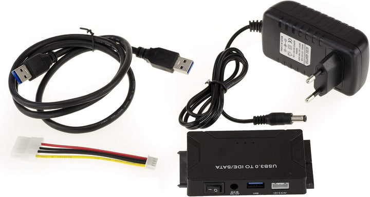 KALEA-INFORMATIQUE Adapterkonverter für Festplatten IDE 40 44 und SATA 2.5 3.5 zu USB 3.0, unterstüt