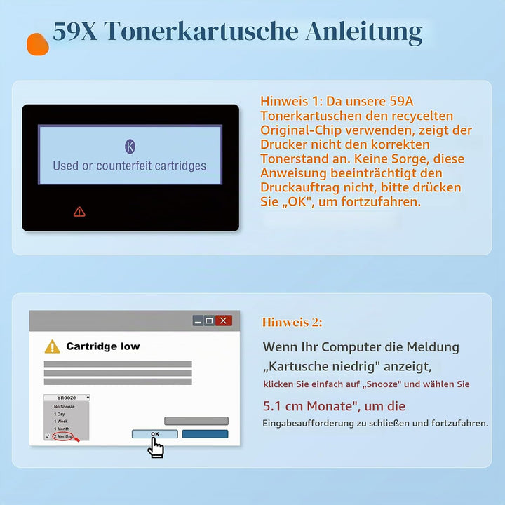 ColorKing (Mit Recycelter Chip) Kompatibel mit HP 59X (CF259X) Toner Schwarz mit Hoher Reichweite fü