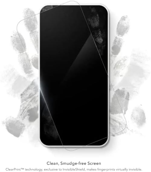 ZAGG InvisibleShield Glass Elite Displayschutzfolie für iPhone 14 Pro, stossfest, wischfest, kratzfe