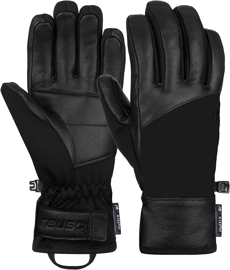 Reusch Damen Handschuhe Beatrix R-tex Xt Extra Warm, Wasserdicht, Atmungsaktiv 6.5 Schwarz, 6.5 Schw