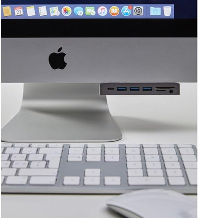 LMP USB-C Attach Hub 7 Port for iMac, Silver