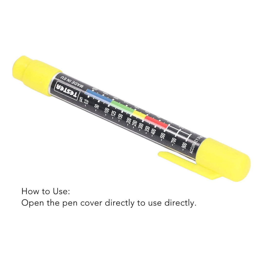 Lackdickenmessgerät, Autolack-Teststift mit Magnetischer Spitze, Wasserdichtes IP6X-Dickenmessgerät