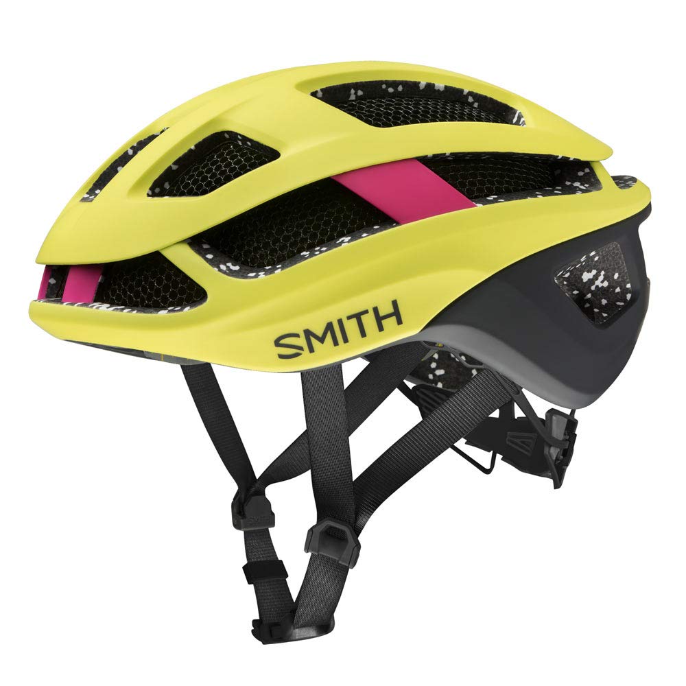 Smith Trace MIPS Fahrradhelm M Matte Citron/Peony, M Matte Citron/Peony