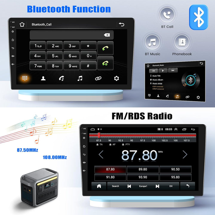 SIXTOP [2G+64G] Android 13 Autoradio mit Bluetooth für M-ercedes Benz C-Klasse W204 S204 2006-2011 m
