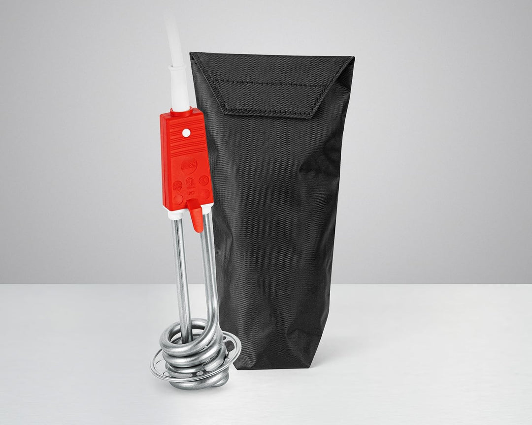 ROMMELSBACHER Reisetauchsieder RT 350 - wärmeisolierter Griff, Überhitzungsschutz, 350 Watt, Etui (F