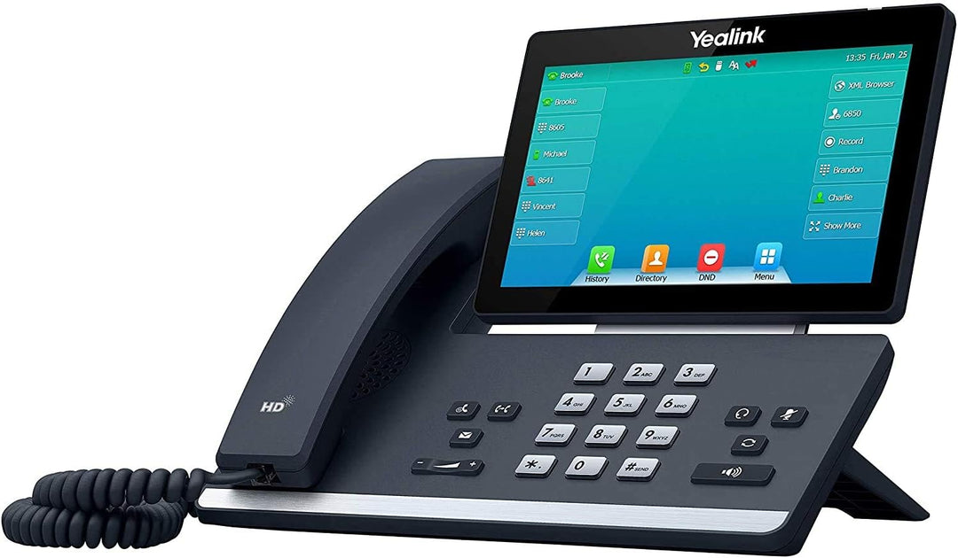 Yealink IP Telefon SIP-T57W VoIP-Telefon, schwarz SIP-T57W Single