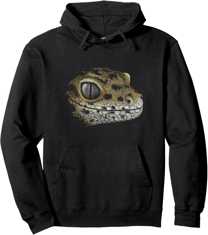 Eidechsen Gecko Zeichnung | Cooles LeopardGecko Pullover Hoodie