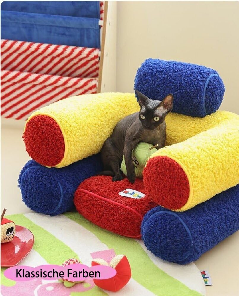 Katzensofa Bett Katzen Couch 62x45 cm, Cat Sofa Grosse für Alle Katzen, Katzenschlafplatz | Katzenki