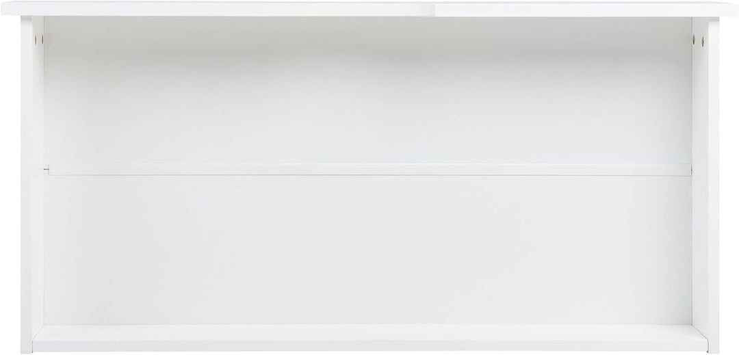 Beliani Bettschublade auf Rollen 2er Set Kiefernholz weiss 99 x 47 cm Cronat