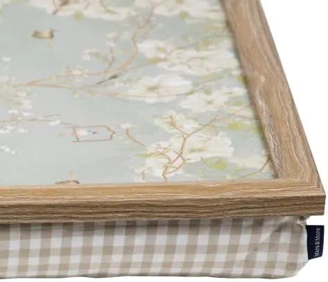 Mars&More Knietablett Japanse tuin Couchtablett Betttablett Tablett 43 x 33 cm