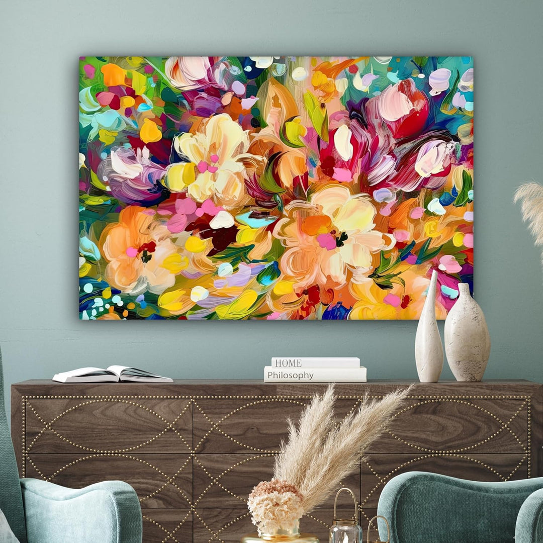 MuchoWow© Leinwandbild Gross 120x80 cm XXL Dekoration Wohnzimmer Bilder Aufhängen Wall Decoration Li