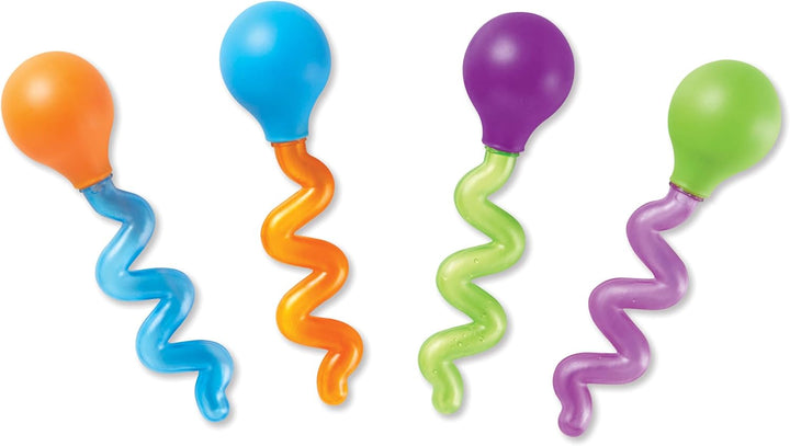 Learning Resources Twisty Droppers, ab 2 Jahren, Pipetten für Kinder, Feinmotorik-Förderung, Sensori