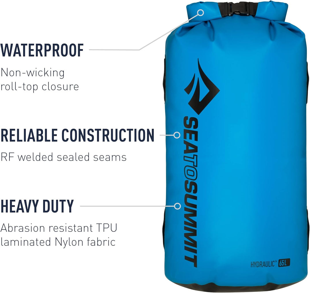 Sea to Summit Hydraulic Dry Bag 65 Liter Blue, 65 Liter Blue