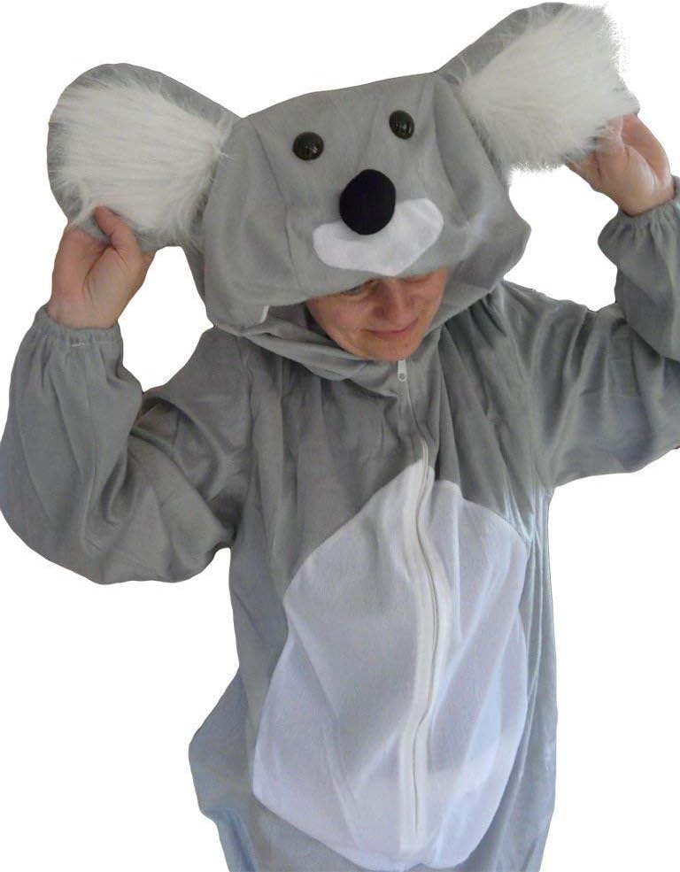 Ikumaal Koala-Bär Kostüm, J42 M-L, für Erwachsen-e Männer Frau-en, Koalas Bären Tier-e Kostüm-e Fasc