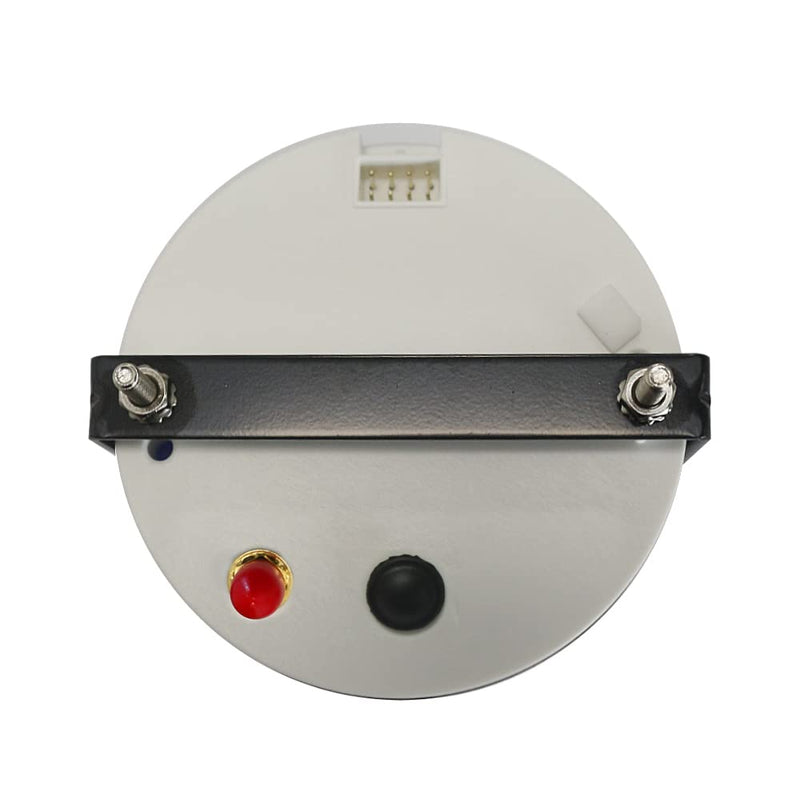 ELING Wasserdichter digitaler Tachometer, GPS-Kilometerzähler, Tripmeter, Chrom, Tacho-Messgerät für