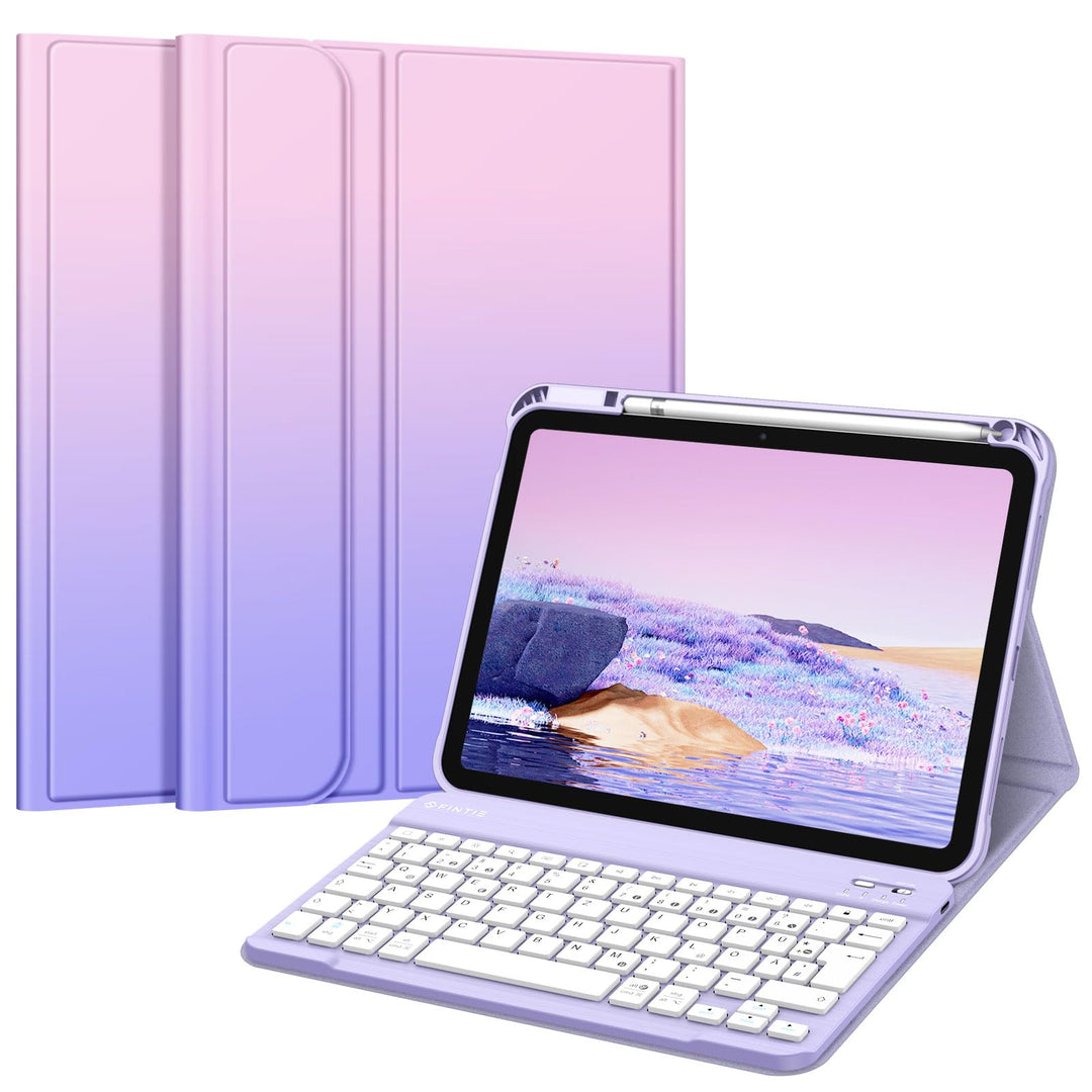 FINTIE Tastatur Hülle für iPad 11. Generation 11" 2025, iPad 10. Generation 2022 10.9", Schutzhülle