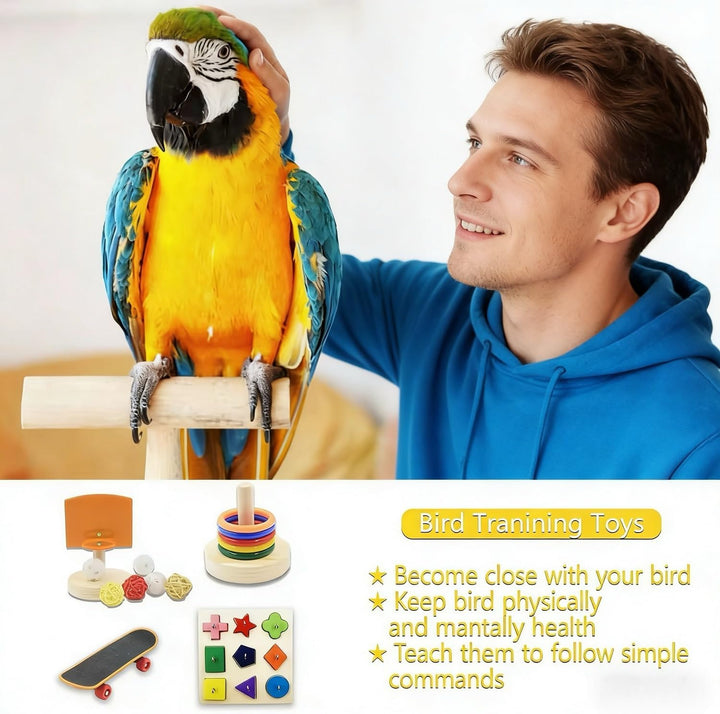 Vogelspielzeug für Papageien, 5 Packungen