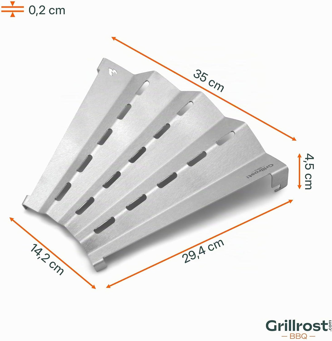 Grillrost.com Das Original Feuerplatte 80 &amp; 100cm und Zubehör für Feuertonnen und Kugelgrills, Gröss