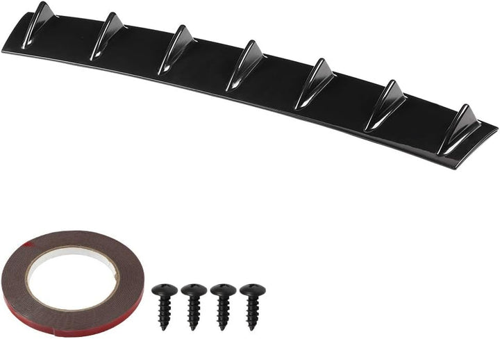 Qiilu Auto Heckstossstange Spoiler,Heckspoiler Shark Fin Diffusor Universal Spoiler Auto Heckstossst