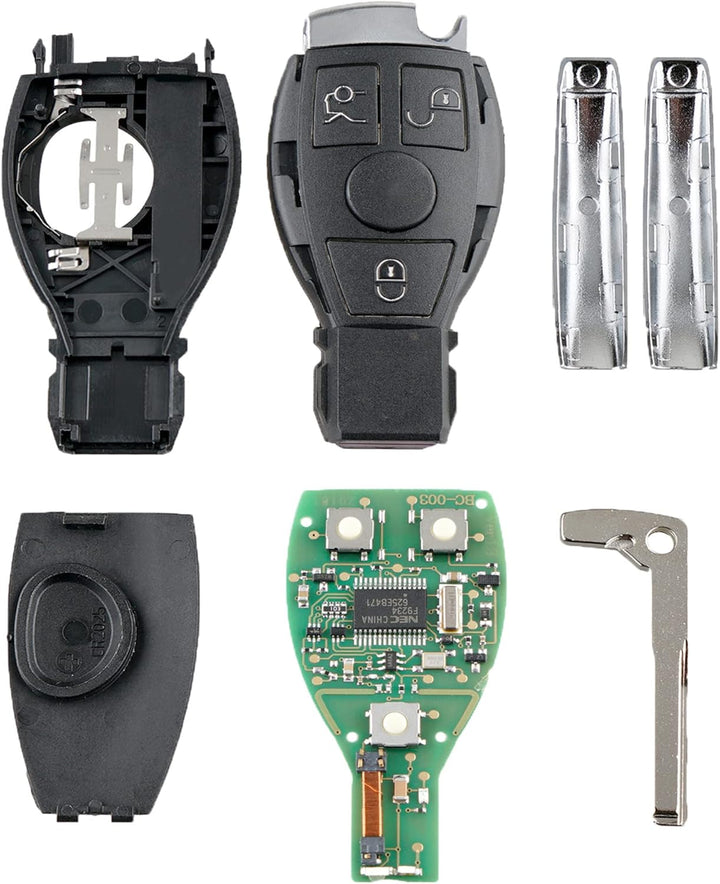 Heart Horse 433 MHz AutoSchlüssel Gehäuse der Fernbedienung mit BGA Chip NEC Klinge für Mercedes-B-e