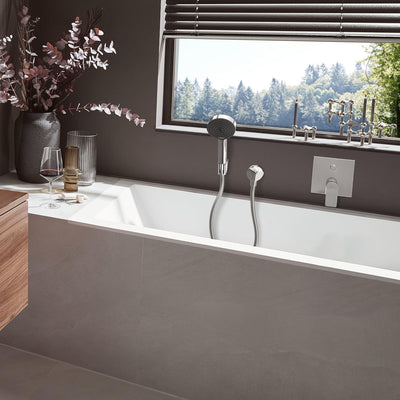 hansgrohe Duschset Pulsify Select S, Duschkopf mit Schlauch und Halterung, Handbrause mit 3 Strahlar