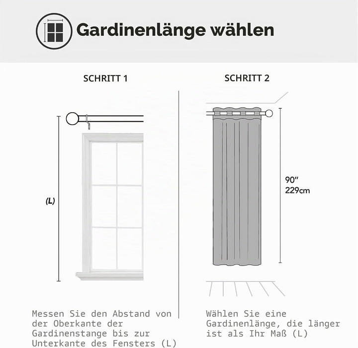 Deconovo Blickdichte Gardinen mit Ösen Verdunkelungsvorhänge Wohnzimmer Dicke Thermogardine Kältesch