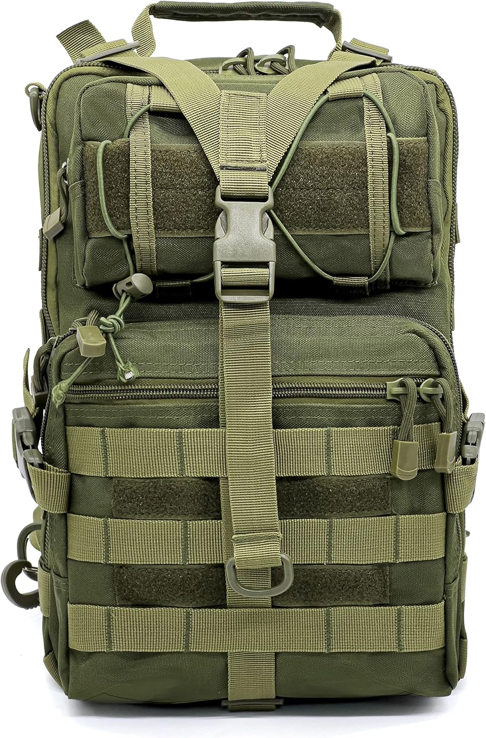 Alephnull Taktische Brusttasche Molle Wandern Daypack Sling Tasche Crossbody-Umhängetasche für Outdo